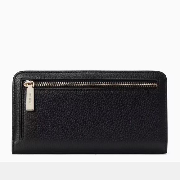 Kate Spade Dumpling Large Slim Bifold Wallet
COLOR: Black - Picture 7 of 16